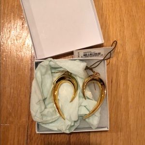 Robert lee Morris gold earrings